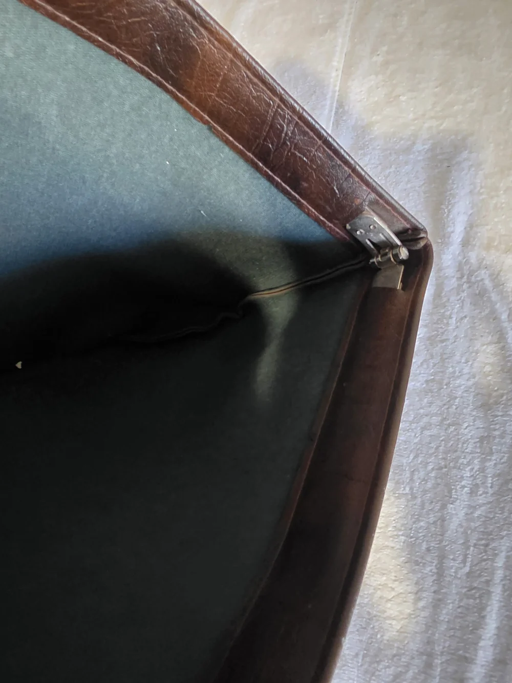 Vintage Brown Document/Portfolio Carrier by
